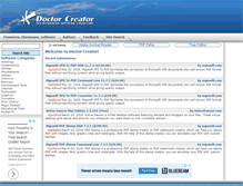 Tablet Screenshot of drcreator.com